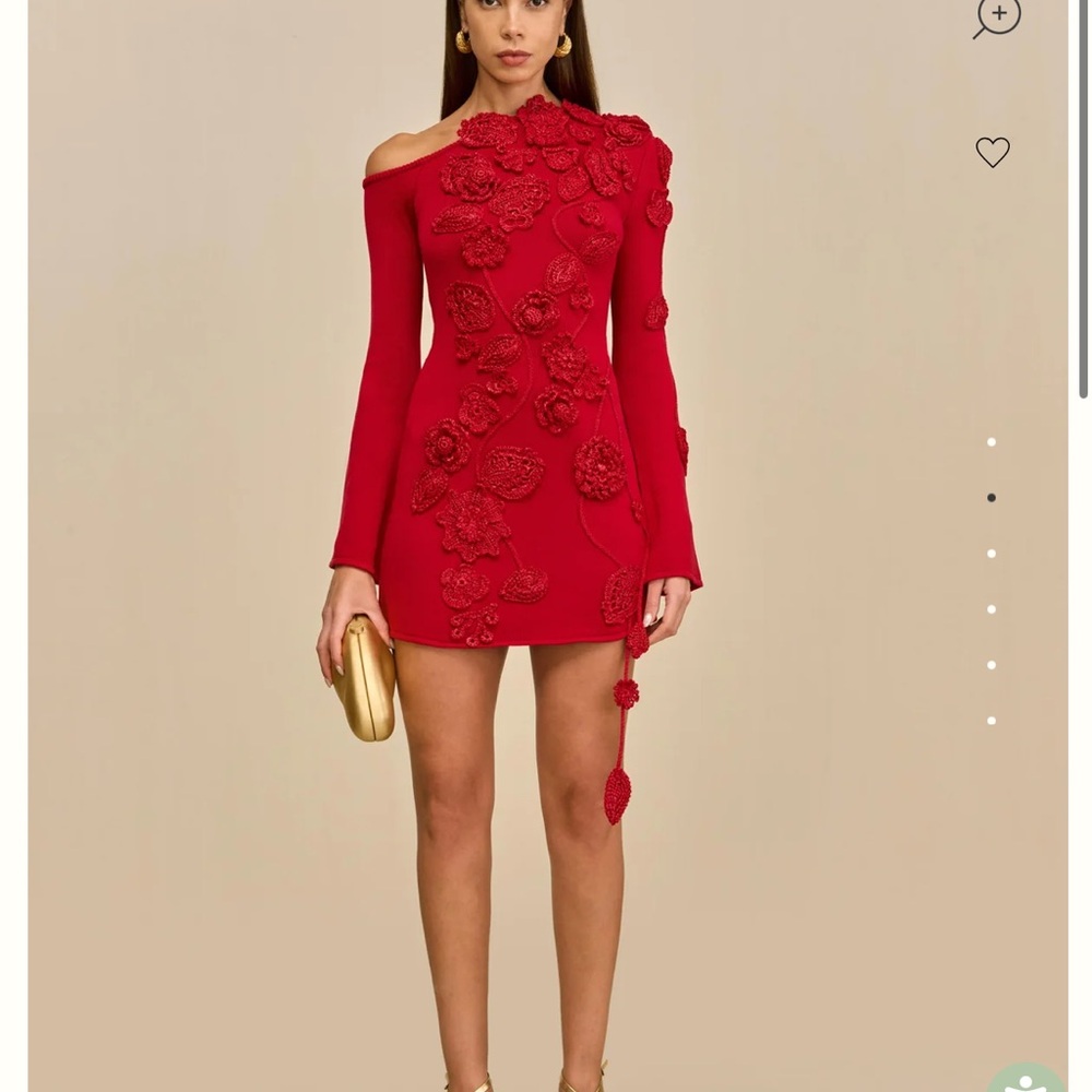 Cult Gaia Red Kaela Dress - NWT Size Small! - Picture 2 of 6